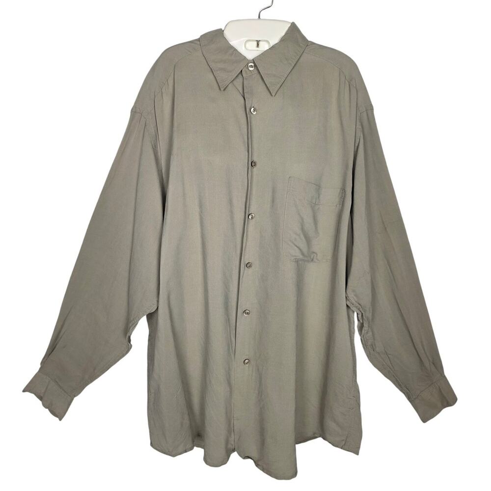 ✨ Claiborne 100% Pure Silk Neutral Top XL EUC